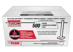 Tuscan Leveling System Box of 500 Wing Straps