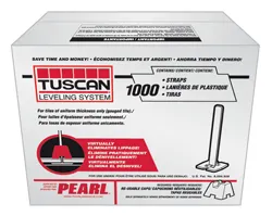 Tuscan Leveling System Box of 1000 Wing Straps