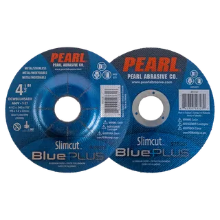 SlimCut™ Blue Plus Thin Cut-Off Wheel T-27 5" x .045" x 7/8 A60V DCWBLU05ABX, Plastic Container of 25