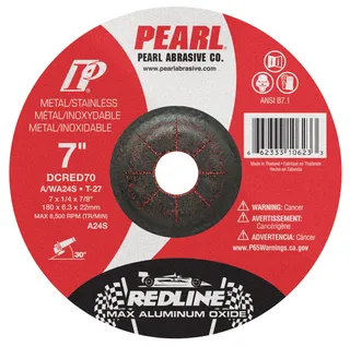 Redline™ Max A.O.™ Depressed Center Grinding Wheel 7 x 1/4 x 7/8 A/WA24R T-27 DCRED70