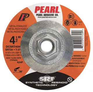 SRT™ DC Grinding Wheel 4-1/2 x 1/4 x 5/8-11 SRT24 T-27 DCSRT45H