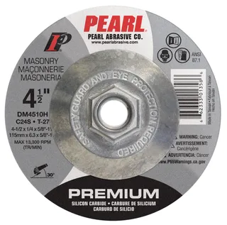 Premium DC Grinding Wheels SC 4-1/2 x 1/4 x 5/8-11 C24S T-27 DM4510H