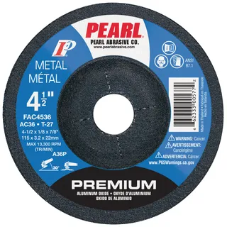Premium Flexible Grinding Wheel 4-1/2 x 1/8 x 7/8 AC36 FAC4536