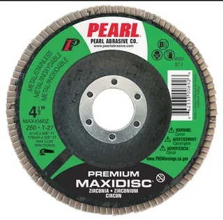 Premium Zirconia Maxidisc™ Flap Disc 4 x 5/8 Z60 T-27 MAX4060Z
