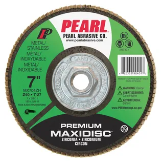 Premium Zirconia Maxidisc™ Flap Disc 7 x 5/8-11 Z40 T-27 MAX704ZH