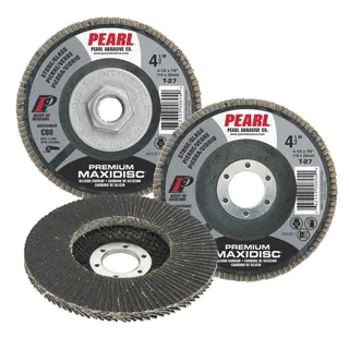 Premium Silicon Carbide Maxidisc™ Flap Disc 4-1/2 x 7/8 C400 T-27 MAX4540C