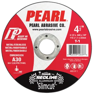 Redline™ SlimCut™ Thin Cut-Off Wheel T-1, 4-1/2 X .045 X 7/8 A46 CWRED4532A
