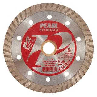 P2™ Pro-V™ General Purpose Turbo Blade 5" x .080 x 20mm-5/8" Adapter