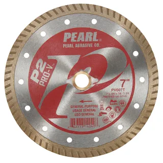 P2™ Pro-V™ General Purpose Turbo Blade 7" x .080 x 20mm-5/8" Adapter