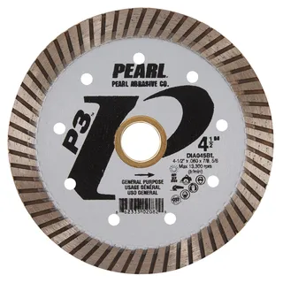P3™ General Purpose Turbo Blade 4 1/2" 5/8"- 7/8" Arbor DIA045BL