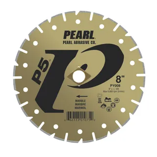 P5™ Electroplated Marble Blade 8" x Diamond Hole PY008