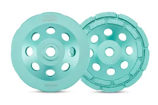 P4™ Double Row Concrete & Masonry Cup Wheel 5" Coarse 5/8"-11