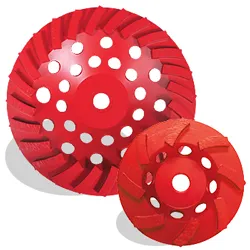 P2™ Pro-V Segment Swirl Cup Wheel 4 x 5/8-11, 14 Segments