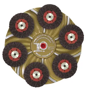 Hexplate™ 15" Plate with SuperClutch™ 15 inch plate with Clutch and 6 Turbo Cut Pins HEX17FTCCLT