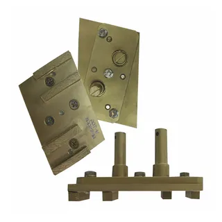 Hexpin™ Diamond Segmented Pad With Holder Assembly HEX4SEG-MFD