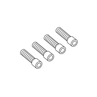 Vacu-Guard™ Socket Head Bolt All Styles 1/4-20 x 1", Set of 4 VACSCR1