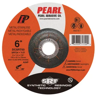 SRT™ DC Grinding Wheel 6 x 1/4 x 7/8 SRT™ SRT24 T-27 DCSRT60