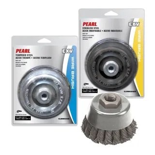 EXV™ Knot Cup Wire Brush 5 x .020 x 5/8-11 Stainless Steel CLWBK558ES