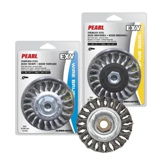 EXV™ Knot Wheel Regular Twist WB 5 x .020 x 5/8-11, Stainless Steel CLWBK558TES