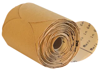 PSA Paper Disc 6" 40 Grit, Lightweight Open Coat Link Roll, B-Weight