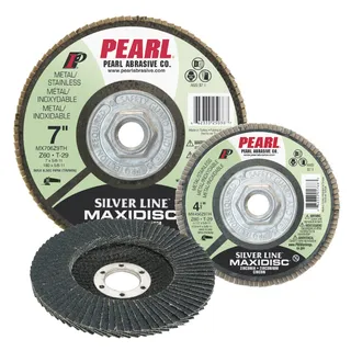 Silver Line™ Zirconia Maxidisc™ Flap Disc T-29 4-1/2 x 5/8-11 Z-40 MX454Z9TH