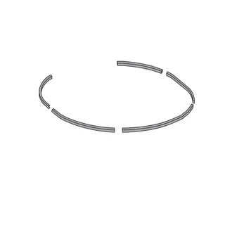Inner Ring-Hub 4 1/2" Metabo with quick adjustment guard VACIR45ME-NS