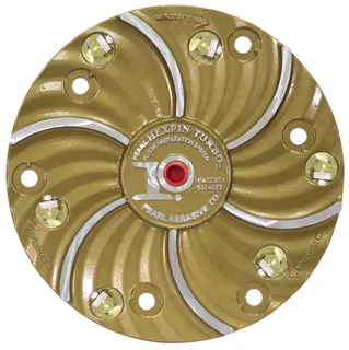 Hexplate™ 15" Plate with SuperClutch™ 6 Carbide Chips #4 HEX1706CBDCLT
