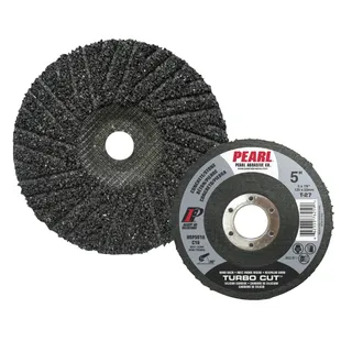 Turbo Cut™ Hard Back Silicon Carbide Disc 5 x 7/8 16 Grit, Box of 25