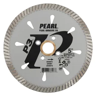 P3™ Granite Turbo Blade 5" 5/8"-20mm-7/8" 4 Holes