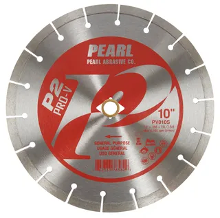 P2™ Pro-V™ Segmented Blade For Concrete and Masonry 10" x .095 x 7/8", 5/8" PV010S
