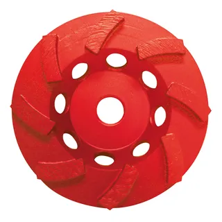 P2™ Pro-V Segment Swirl Cup Wheel  5", 5/8"-11, 9 Segment