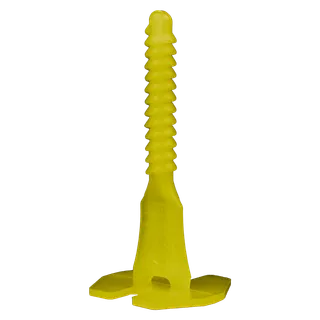 Twist Pro Leveling System - Spacer Screws, Yellow 3/16", Box of 500