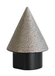 Vacuum Brazed Diamond Cone 1-3/8" 5/8"-11 PAVBC