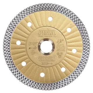 P5™ Thin Mesh Turbo Blade 4-1/2" 5/8"-20mm-7/8" Arbor