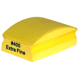 Diamond Hand Pad PHP400, 400 Grit Yellow