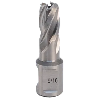 High Speed Steel Annular Cutters with Pilot Pin 9/16", 1" Cutting Depth AC916S