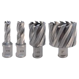 High Speed Steel Annular Cutters with Pilot Pin 1 7/16", 1" Cutting Depth AC1-716S