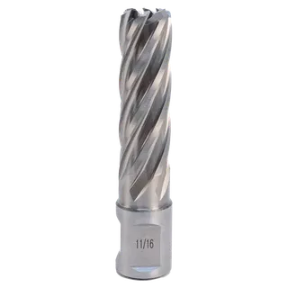 High Speed Steel Annular Cutters with Pilot Pin11/16", 2" Cutting Depth AC1116L