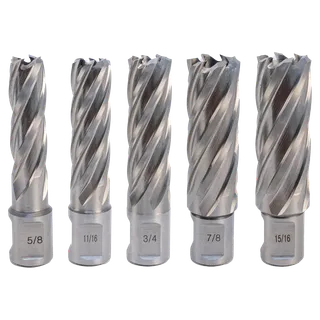 High Speed Steel Annular Cutters with Pilot Pin 1 7/16", 2" Cutting Depth AC1-716L