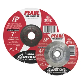 Redline™ Max A.O.™ Depressed Center Grinding Wheels Pipeline
