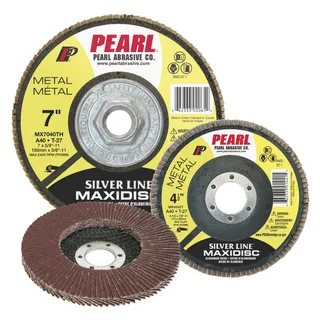 Silver Line™ Aluminum Oxide Maxidisc™ Flap Discs Type 27