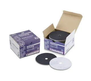 Fusion Silicon Carbide QRS Sandpaper Discs 4"
